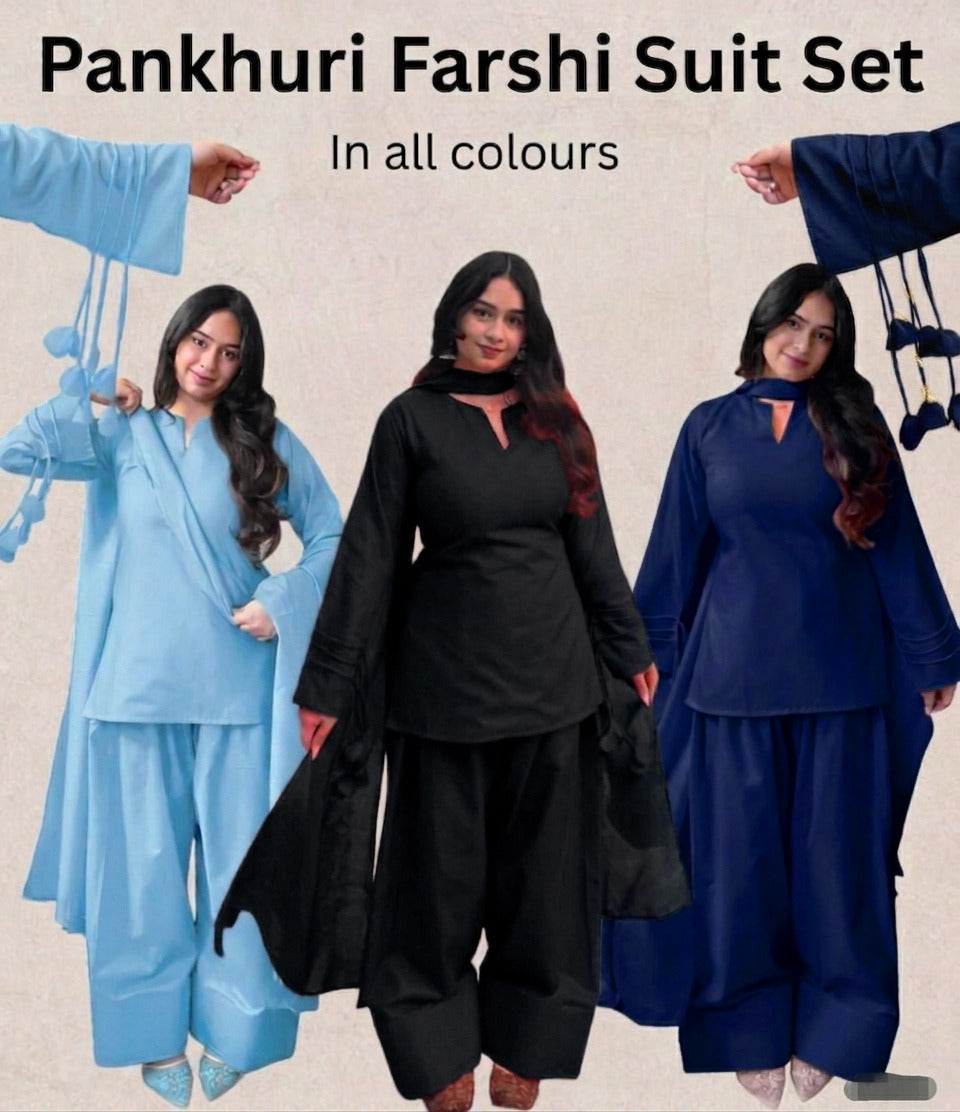 Most Trending Pankhuri Farshi suit