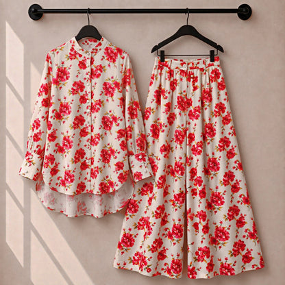 Pure Swiss Lawn Digital Printed Co-Ord Set (2PC)