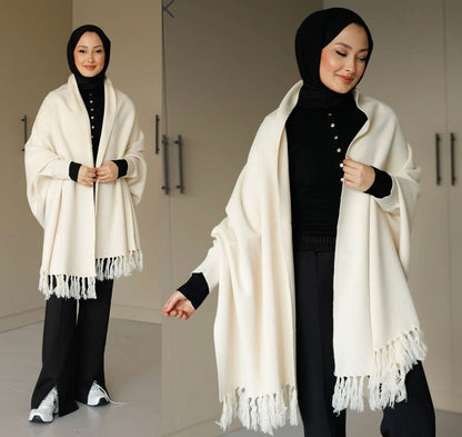 Shawl shoulder