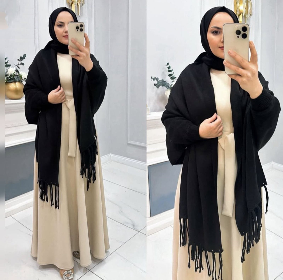 Shawl shoulder