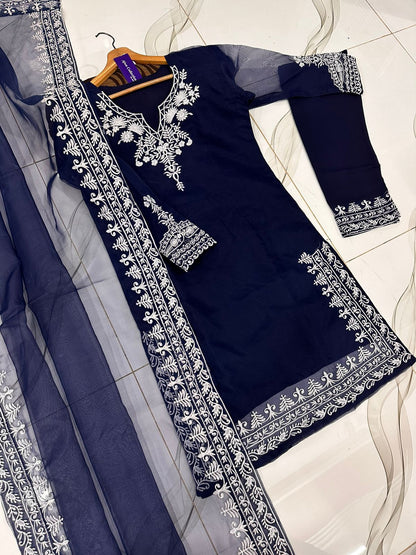 Daman emb 3 piece