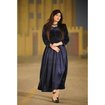Gala cut work frock