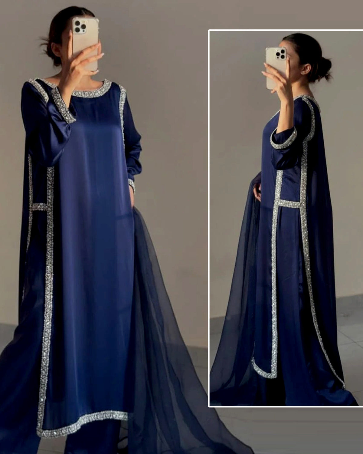 Long zari design 3 piece