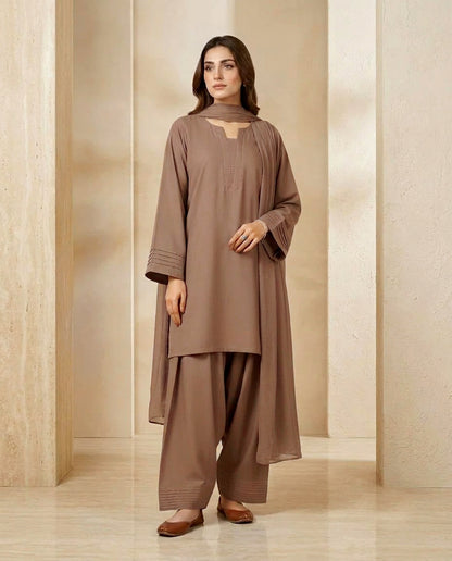Plain three piece