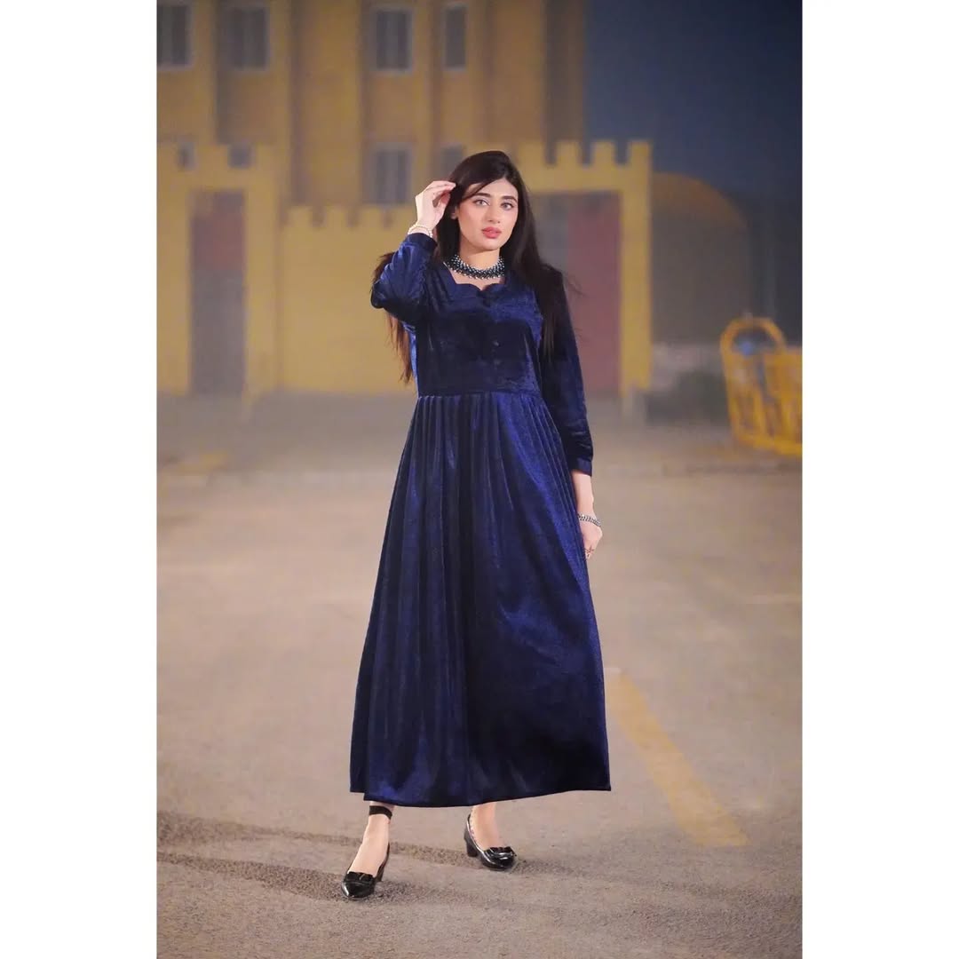 Gala cut work frock